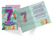 Karnet Kukartka PP - To Twoje 7 urodzinki