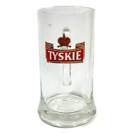 Mega kufel szklany - Tyskie (1 litr)