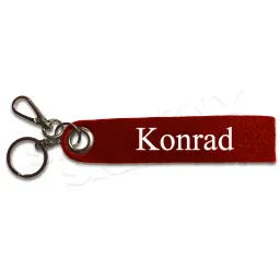 Brelok filcowy z imieniem - Konrad
