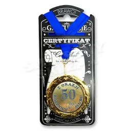 Medal w folii - Z okazji 50 rocznicy ślubu