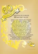 Dyplom - 60 Diamentowe Gody - Gratulacje z okazji 60 Rocznicy Ślubu