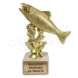 Statuetka ryba - Najlepszy wędkarz na świecie