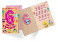 Karnet Kukartka PP - To Twoje 6 urodzinki