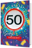 Karnet + Balon - Świętuj 50 urodziny