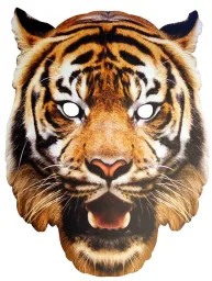 Maska papierowa - Tygrys