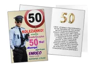 Kartka C5 - Koleżanko właśnie przekroczyłaś 50-tkę!