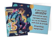 Kartka C5 - W dniu 15 Urodzin Spełnienia marzeń (chłopak)