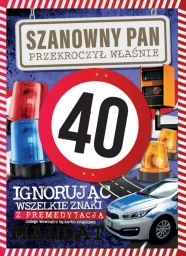 Karnet A4 - Szanowny Pan przekroczył właśnie 40