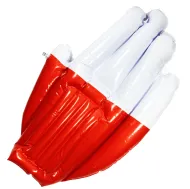 Dmuchana ręka biało-czerwona Polska - długość 47cm