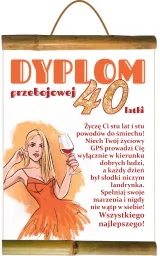 Dyplom z bambusem - Przebojowej 40 latki