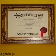Certyfikat - Super Dziadka