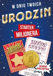 Karnet + zdrapka + urodzinowa moneta - W dniu Twoich Urodzin starter milionera