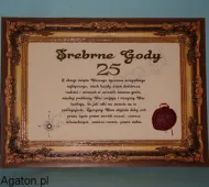 Certyfikat - Srebrne Gody - 25