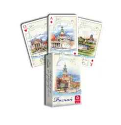 Karty do gry - Poznań w akwarelach