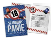 Karnet B6 - Szanowny Panie przekroczyłeś Pan właśnie 18