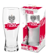 Szklanka do piwa - Polska (orzeł czarny)