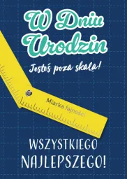 Karnet 3D z kołem fortuny - W dniu urodzin jesteś poza skalą