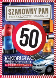 Karnet A4 - Szanowny Pan przekroczył właśnie 50