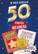 Karnet + zdrapka + urodzinowa moneta - W dniu 50 Urodzin starter milionera