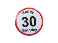 Badgie przypinka - 30 Happy Birthday