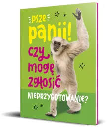 Brulion A5 linia, 96 kartek - Psze Panii! Czy mogę zgłośić nieprzygotowanie?