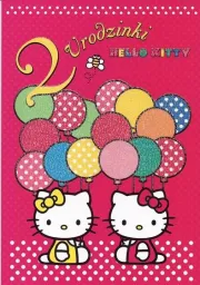 Karnet Hello Kitty - 2 urodzinki