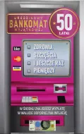 Karnet (rózowy) - Urodziny bankomat 50 latki