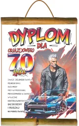 Dyplom z bambusem A - Dla Odjazdowego 70 latka